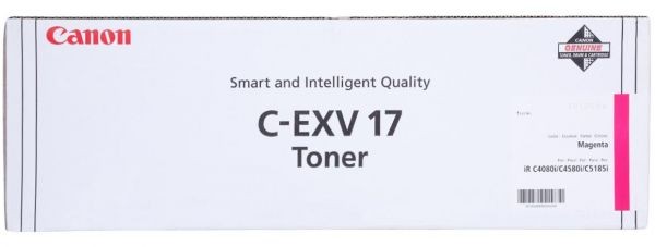 Original Canon Toner 0260B002 C-EXV 17 magenta für iR C 4080i 4580i 5185i B-Ware