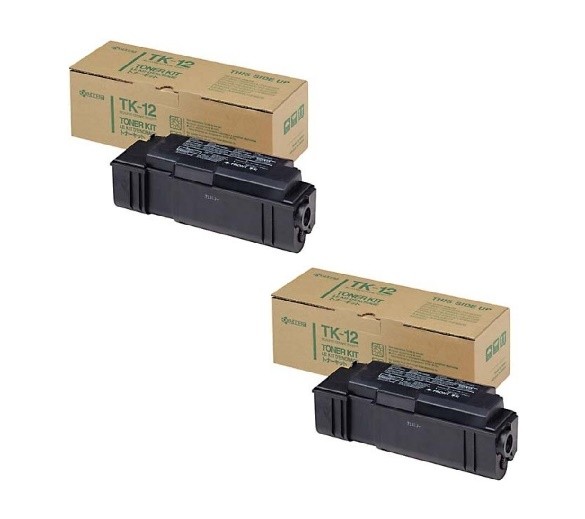 2x Original Kyocera Toner TK-12 schwarz für FS 1600 6500 3400 oV