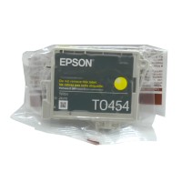 Original Epson Tinten Patrone T0454 gelb für Stylus 64 66 84 3600 6400 Blister