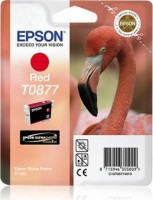 Original Epson Tinten Patrone T0877 rot für Stylus Photo R 1900 Original Epson Tinten Patrone T0877 rot für Stylus Photo R 1900