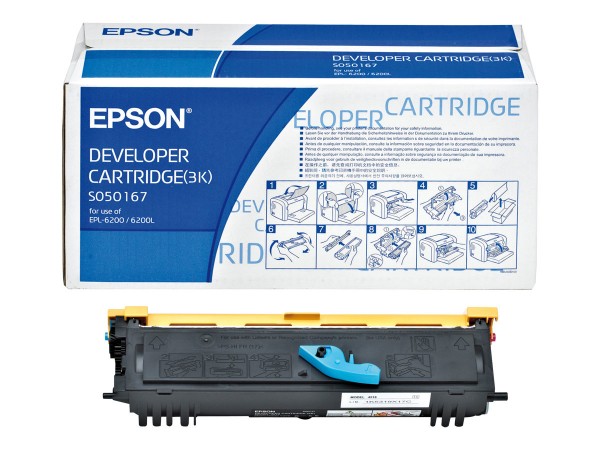 Original Epson Toner C13S050167 schwarz für EPL 6200