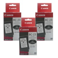 3x Original Canon Tinten Patrone BC-23 schwarz für BJC 5000 5100
