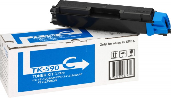 14304_Original_Kyocera_Toner_TK-590C_für_ECOSYS_M_6000_6026_FS-C_2000_2100