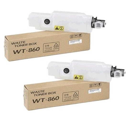 2x Original Kyocera Resttonerbehälter WT-860 FS-C 8600 8650 8670 B-Ware