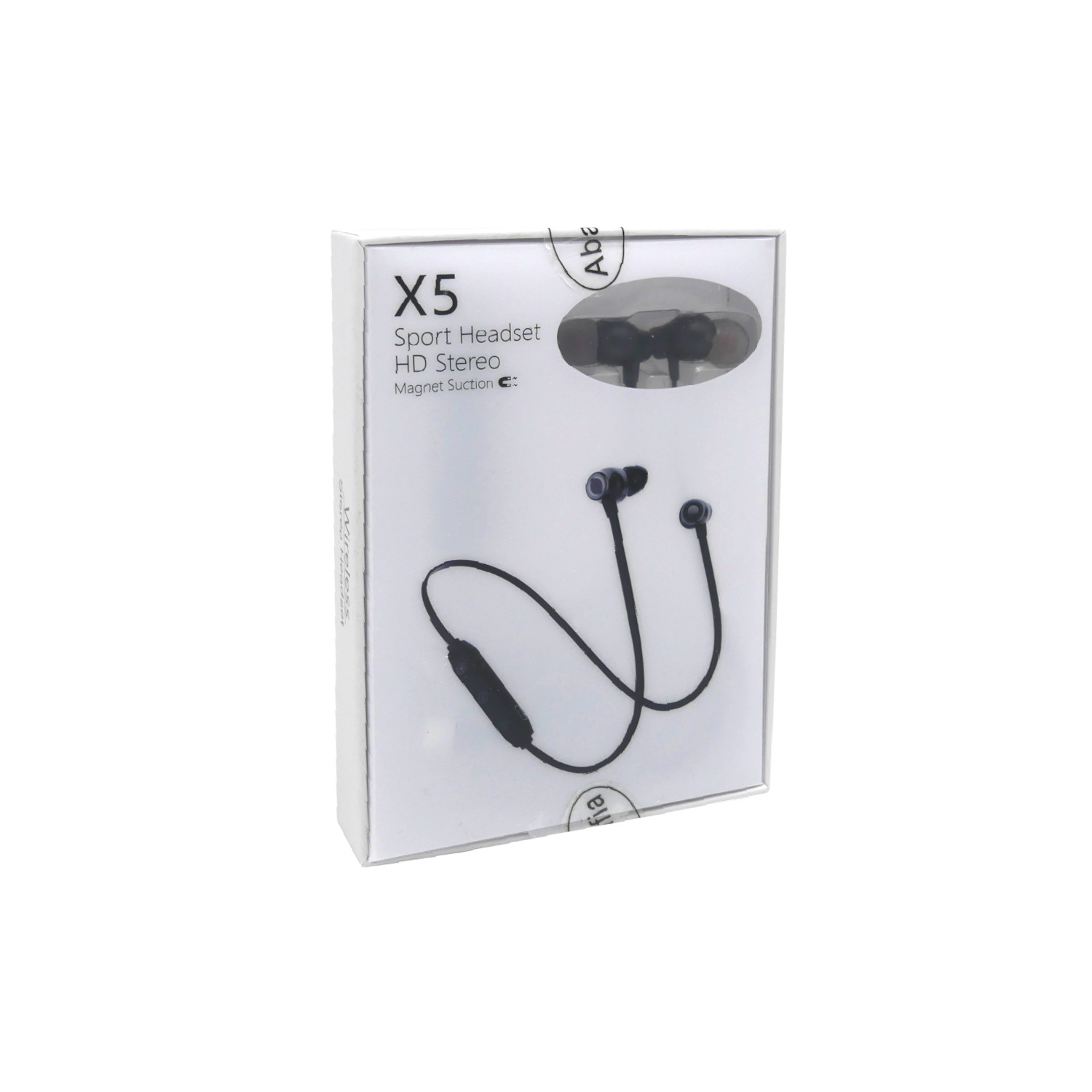 X5 wireless Sport Kopfhorer Bluetooth V 5.0 In Ear Stereo Headphones schwarz