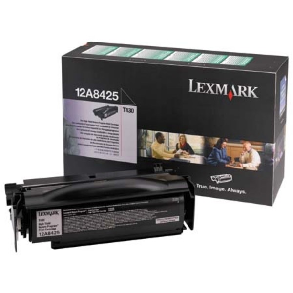 Original Lexmark Toner 12A8425 schwarz für T430 T430D T430DN oV