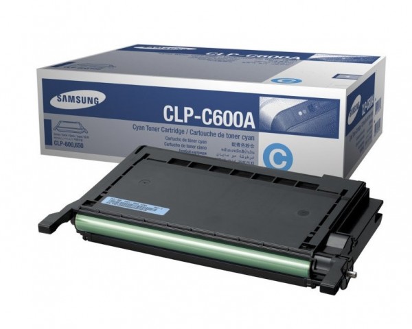 Original SAMSUNG Toner CLP-C600A Cyan für CLP-600 CLP-650