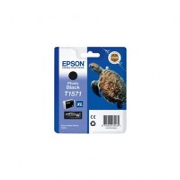 Original Epson Tinte Patrone T1571 schwarz für Stylus Photo R3000