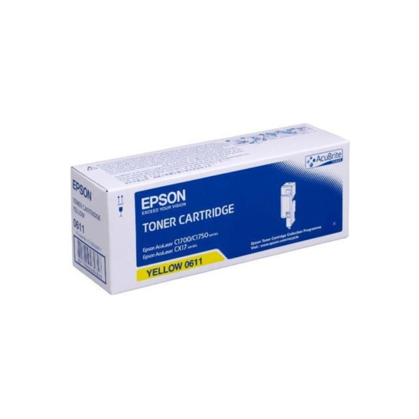 64312_Original_Epson_Toner_C13S050611_gelb_für_Aculaser_C_1700_1750