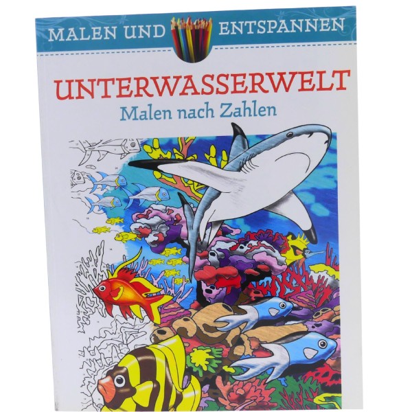 59205_Malen_und_entspannen:_Unterwasserwelt_Malen_nach_Zahlen_Malen_Zeichnen_Buch_NEU