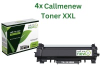 4x Callmenew Toner für Brother TN-2420 schwarz DCP-L 2510 2550 HL-L 2310 2370 MFC-L 2710 2730