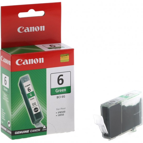 Original Canon Tinten Patrone BCI-6 grün für Pixma 4000 6000 6100