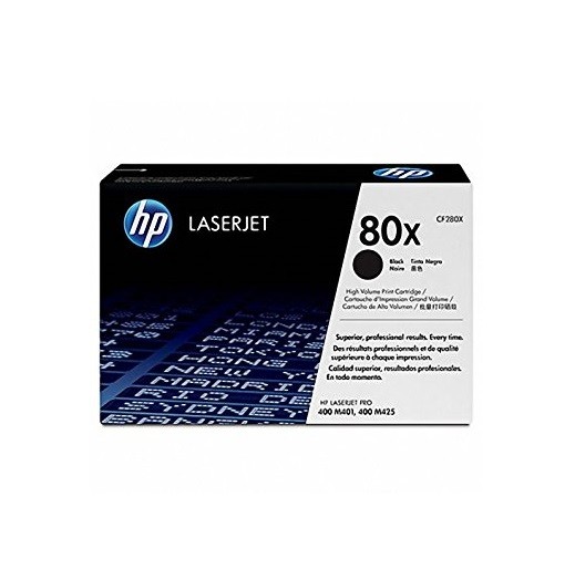 Original HP Toner 80X CF280X schwarz für LaserJet Pro 400 M401a M401n M401dw