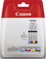 Originale Canon Tintenpatronen CLI-571CL Multipack 4-farbig für Pixma MG5700 MG6800 MG7700