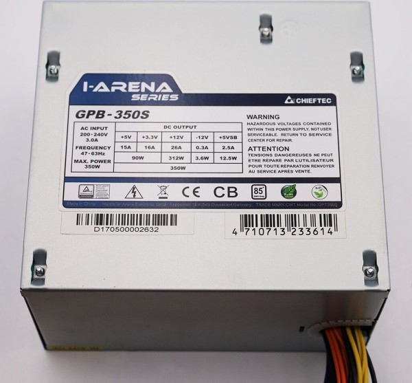 63006_Chieftec_GPB-350S_350W_ATX_Netzteil_ARENA_Series_–_gebraucht