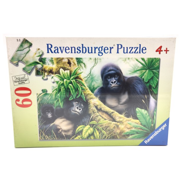 52997_Ravensburger_Puzzle_Gorillas_095360_60_Teile_Kinder_26_x_36_cm_NEU_OVP