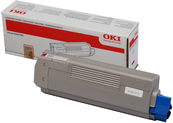 25697_Original_OKI_Toner_44315306_magenta_für_C_610_Neutrale_Schachtel
