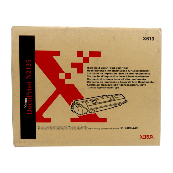 Original Xerox Toner 113R00446 schwarz für Docuprint N 2125 B-Ware