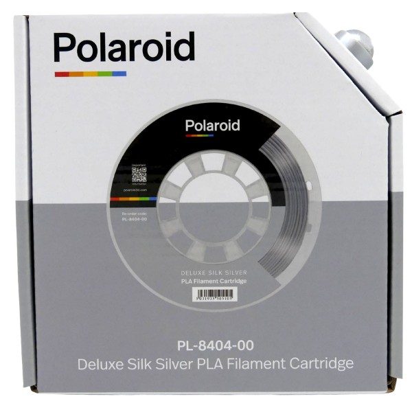 53198_Polaroid_Deluxe_Silk_Silver_PL-8404-00_1,75_mm_250g_Silber_3D_PLA_Filament_Cartridge