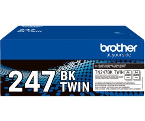 Original Brother Toner TN-247BK TWIN für DCP-L 3500 3510 3517 3350 HL-L 3200 3210 3230 CDW oV