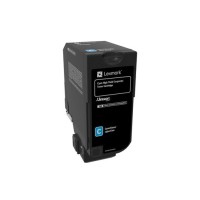 Original Lexmark Toner 84C2HCE cyan für CX 725 - neu umverpackt