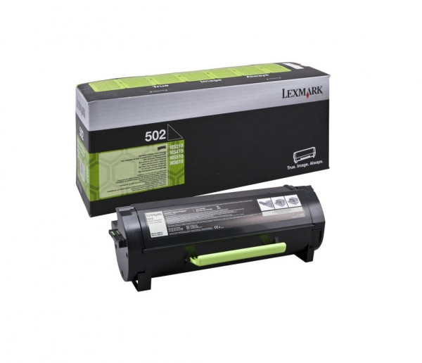 Original Lexmark Toner 50F2000 502 schwarz für MS310 MS410 M510 MS610