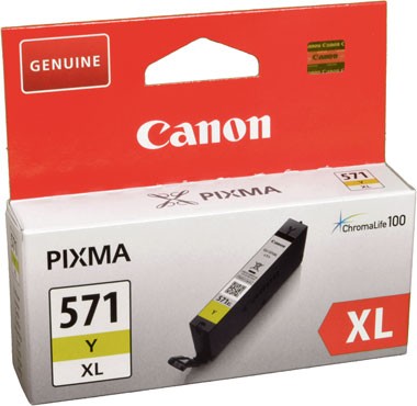 Originale Canon Tintenpatrone CLI-571Y XL gelb für Pixma MG5700 MG6800 MG7700