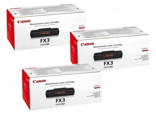 3x Original Canon Toner 1557A003BA FX-3 LaserFax L220 L280 L350 oV