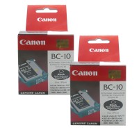2x Original Canon Tintendruckkopfpatrone BC-10 schwarz für BJ 30 40 70 BN 700