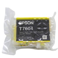 Original Epson Tinten Patrone T7604 gelb für SureColor SC-P 600 Blister
