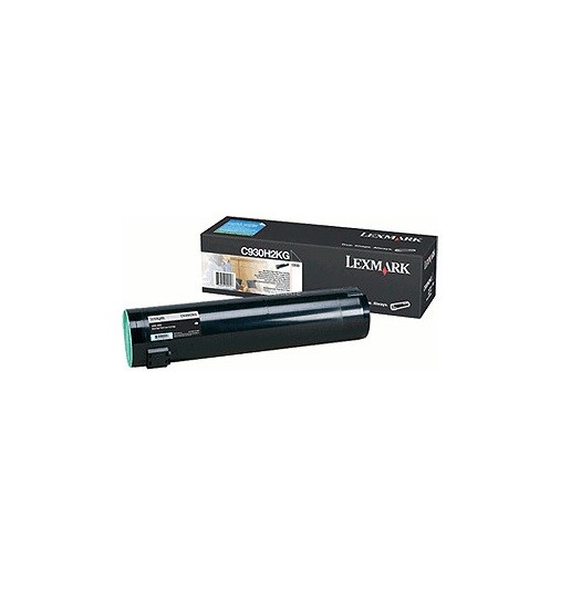 44366_Original_Lexmark_Toner_C930H2KG_schwarz_für_C_930_C_935_Neutrale_Schachtel