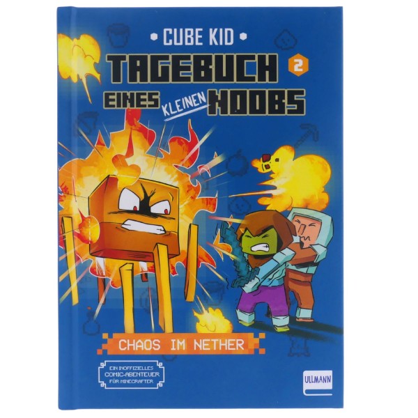 59036_Cube_Kid_Tagebuch_eines_kleinen_Noobs-_Bd_2_-_Chaos_im_Nether_Der_Comic_ab_6_Jahren_ullmann_Buch_NEU