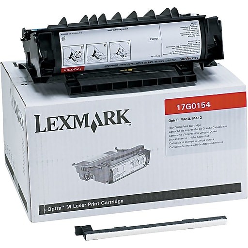 Original Lexmark Toner 17G0154 schwarz für Optra M 410 412 oV