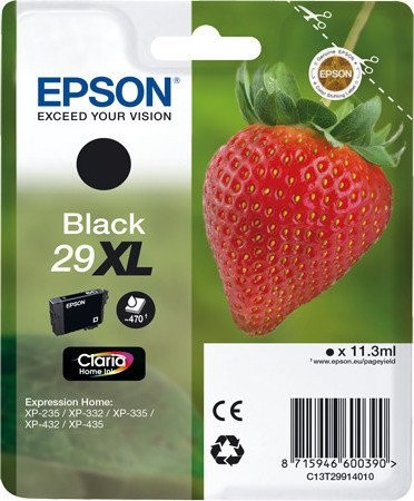 Original Epson 29 XL (C13T29914010) Tinte Patrone schwarz