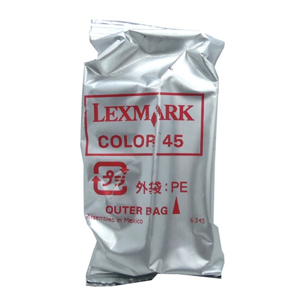 Original Lexmark Tinten Patrone 45 farbig für P 350 Blister