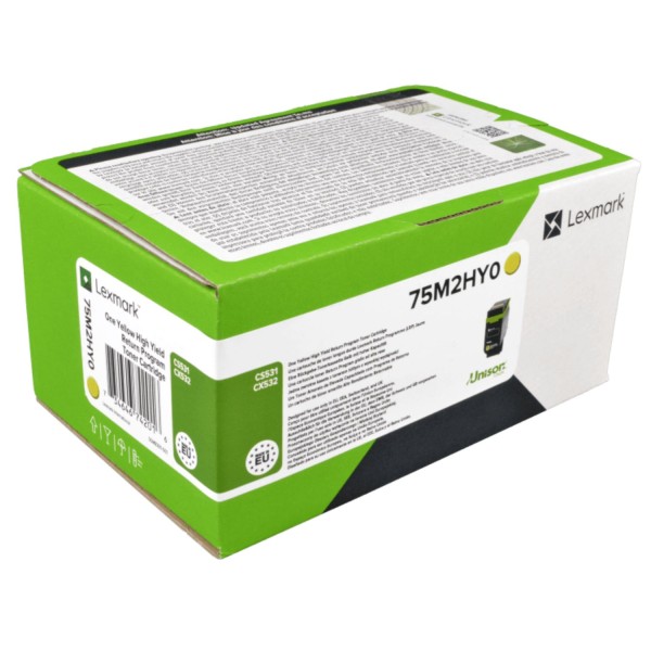 64526_Original_Lexmark_Toner_75M2HY0_gelb_für_CS_531_dw,_CX_532_adwe
