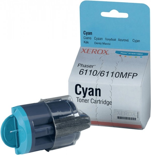 Original Xerox Toner 106R01271 cyan für Phaser 6110 oV