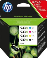 4x Original HP 932 933 XL Tinte Patronen OFFICEJET 6600 6700 7110 7510 AG