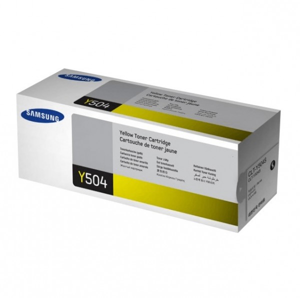 Original SAMSUNG Toner CLT-Y504S gelb für CLP-415 CLX-4195 oV