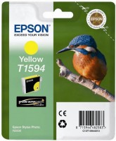 Original Epson Tinten Patrone T1594 gelb für Stylus Photo R 2000
