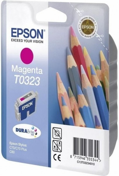 Original Epson Tinten Patrone T0323 magenta für Stylus 80 70