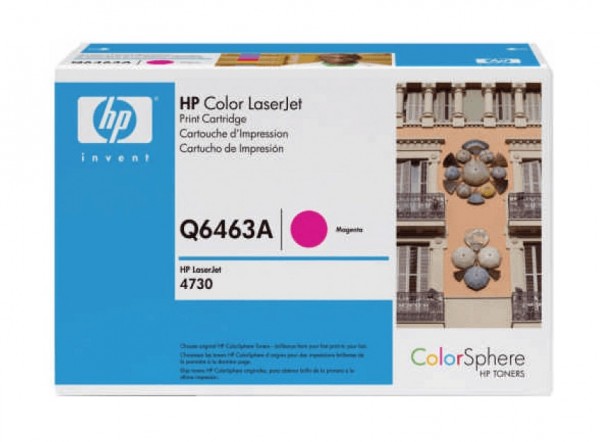 22060_Original_HP_Toner_Q6463A_magenta_für_Color_LaserJet_CM_4730_Neutrale_Schachtel