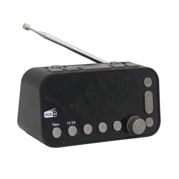 56465_Fontastic_Alarm_Clock_Radiowecker_DAB_FM__LED-Display_batteriebetrieben_gebraucht