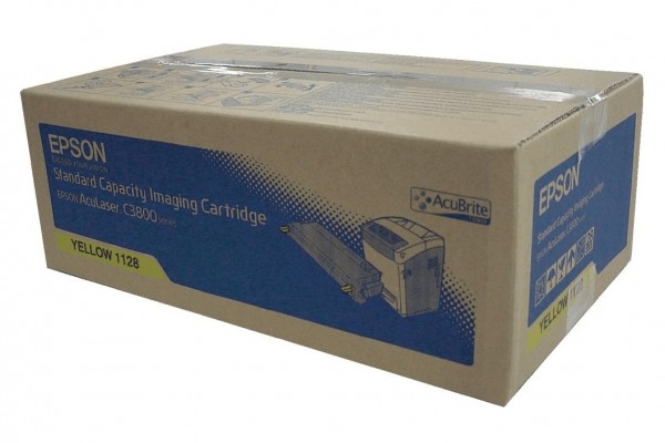 44121_Original_Epson_S051128_gelb_für_Aculaser_C_3800_Neutrale_Schachtel