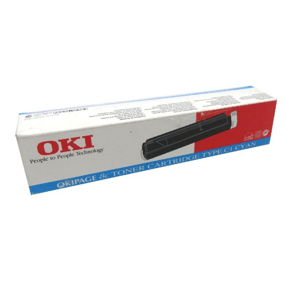Original OKI Toner 41012308 cyan für OkiPAGE 8 B-Ware