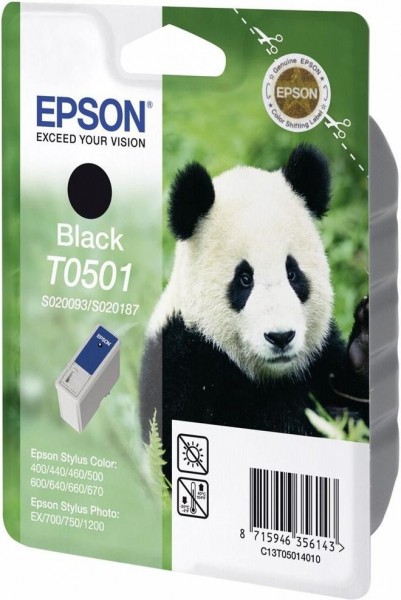 Original Epson Tinten Patrone T0501 für Stylus Color Photo 400 700 1200 2000