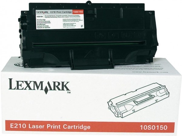 Original Lexmark Toner 10S0150 schwarz für Optra E 210 212 Series B-Ware