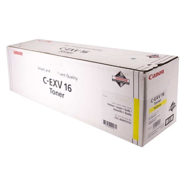 Original Canon Toner 1066B002 C-EXV 16 gelb für CLC 4040 5151 Neutrale Schachtel