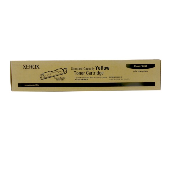Original Xerox Toner 106R01216 gelb für Phaser 6300 B-Ware