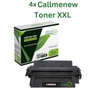 4x Callmenew Toner für HP C4096A LaserJet 2100 2200 Canon LBP 1000 470 i-SENSYS LBP 1000